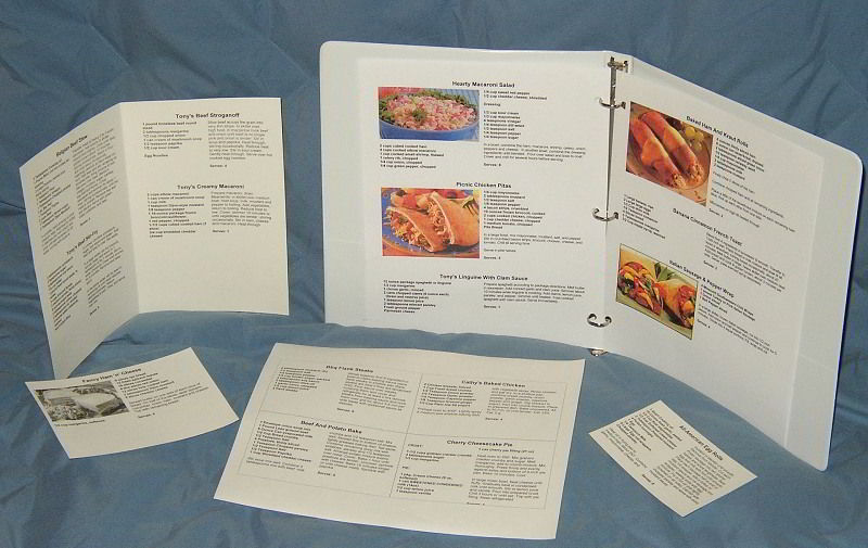 Print to a variety of index cards and full page layouts