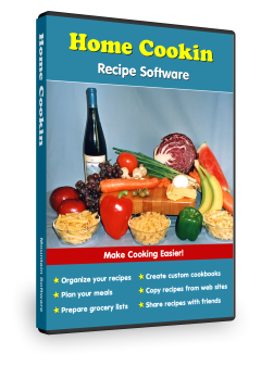 Home Cookin Recipe Software for Windows