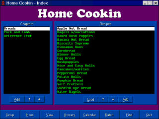Home Cookin Recipe Software