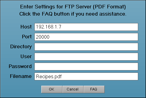 FTP Setup for iPad