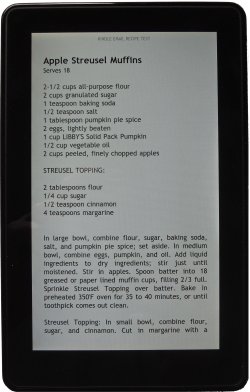 Home Cookin Recipe on the Kindle Fire