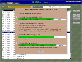 Weight Manager Screenshot