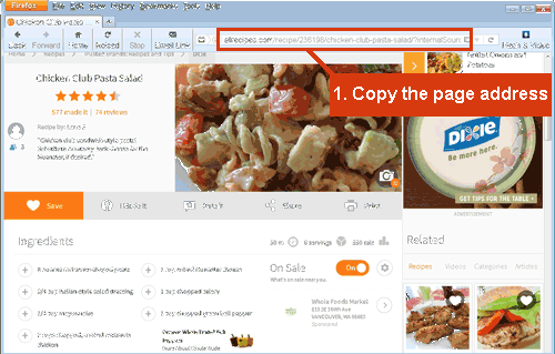Home Cookin Recipe Software for Windows